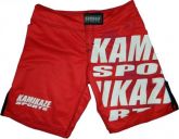Bermuda Kamikaze Sports Escritas Tactel Vermelha