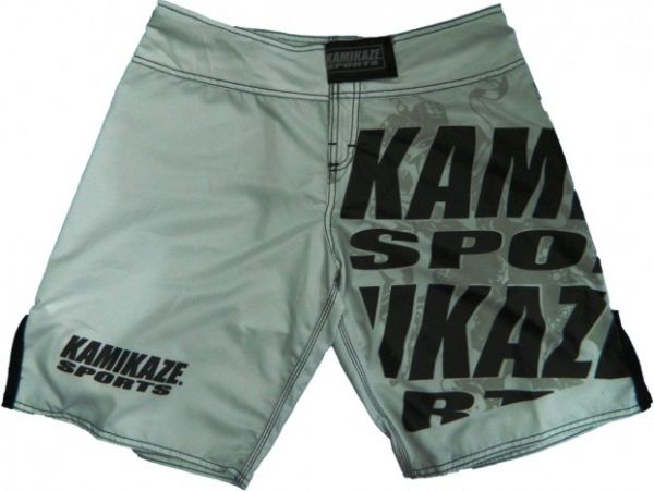Bermuda Kamikaze Sports Escritas Tactel Branca