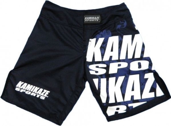 Bermuda Kamikaze Sports Escritas Tactel Azul